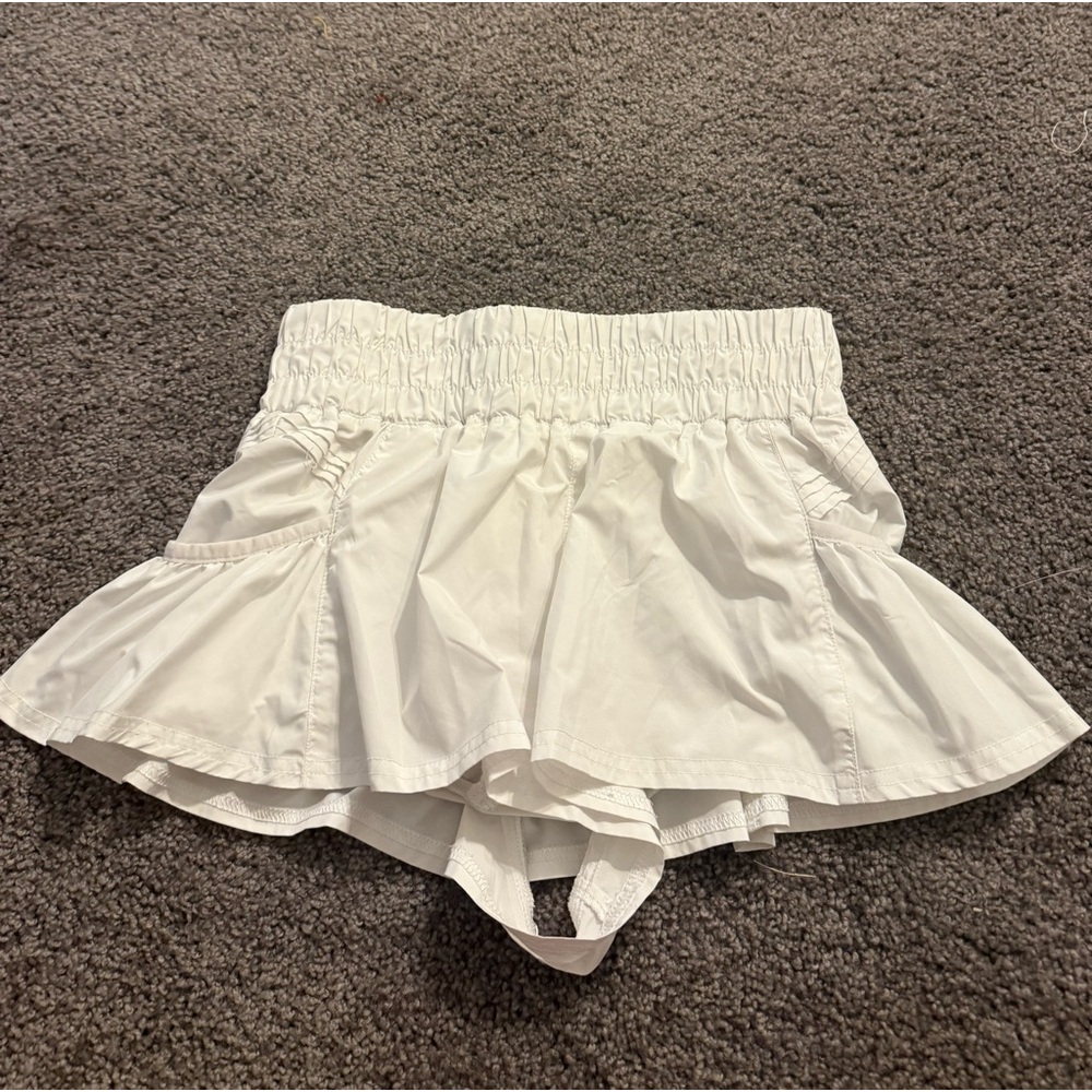 White get your flirt on free people shorts
